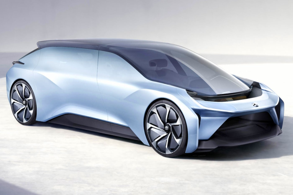 NIO Eve Concept
NIO Eve autonomous electric concept car unveiled in 2017 with futuristic interior and AI companion